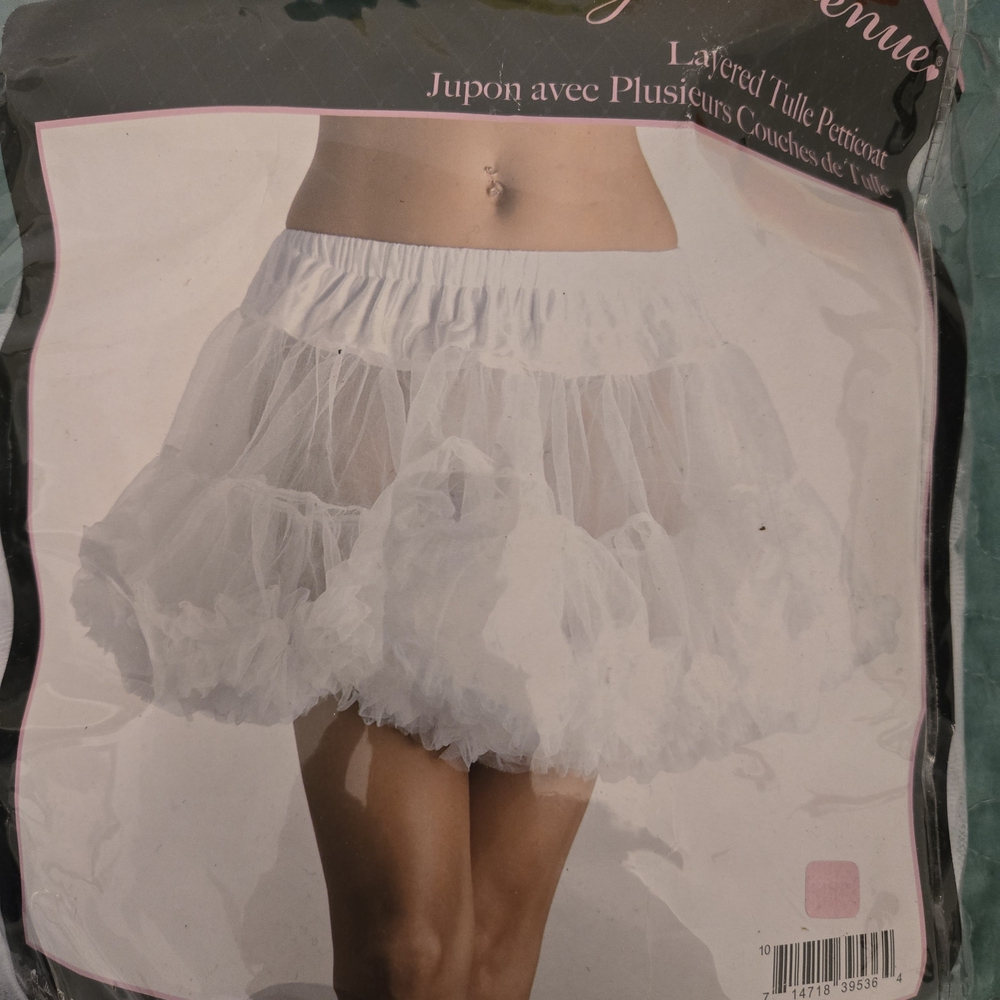 Leg Avenue White Tulle Petticoat